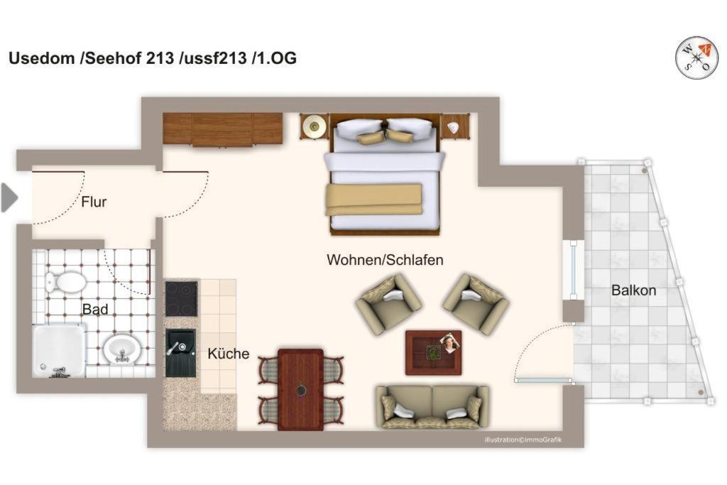 Seehof Seehof 213 Heringsdorf  Exterior foto